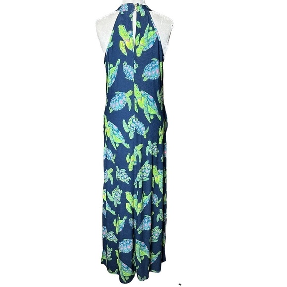 NWT Simply Southern Sea Turtle Maxi Dress. Size Small - Picture 3 of 9